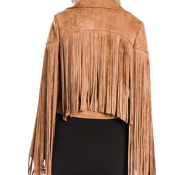 SUEDE FRINGE JACKET - Picture 4 of 4